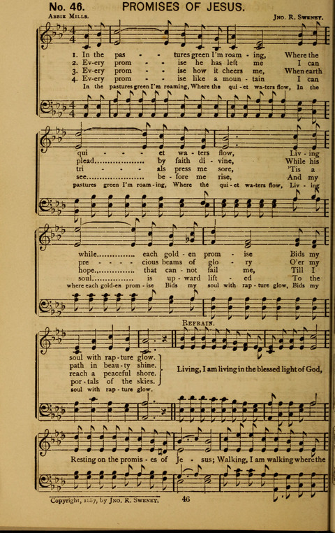Glad Hallelujahs: replete with sacred songs page 46