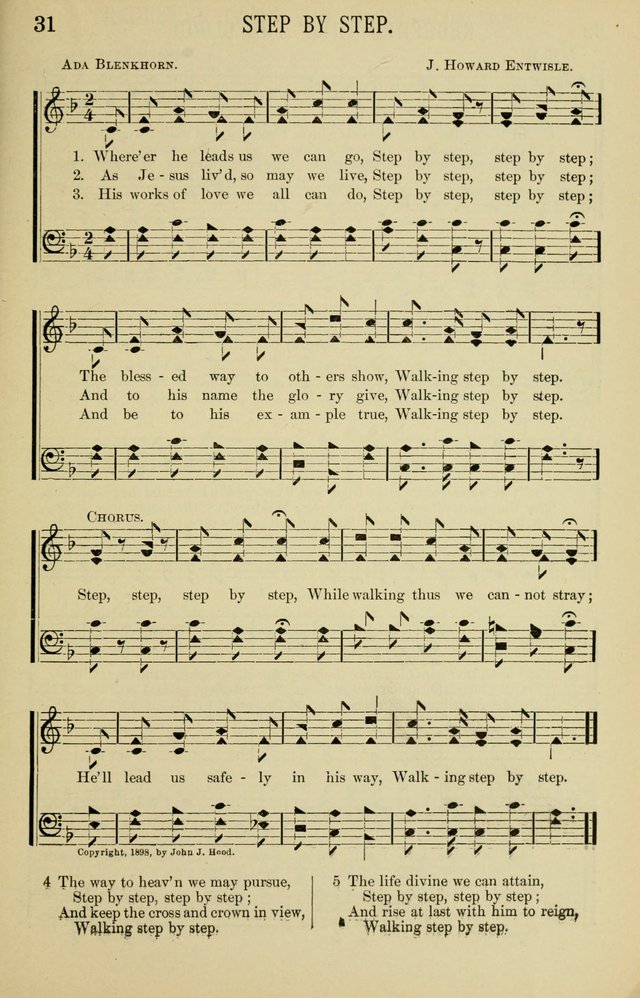 Gospel Hosannas: A Choice Collection of Hymns and Tunes for use in Evangelistic, Brotherhood and Mission Meetings, Sunday School, Etc. page 31