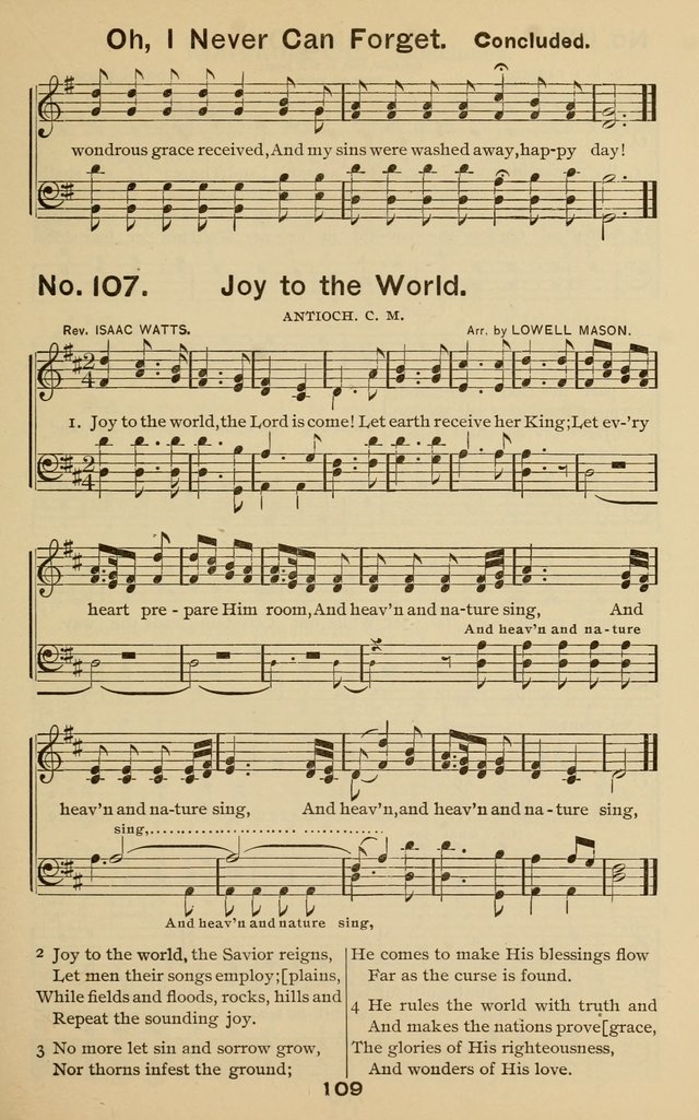 The Gospel Hymnal: for Sunday school and church work page 109
