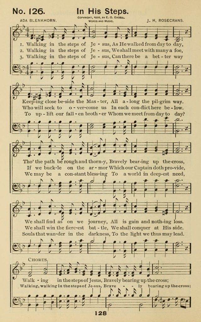 The Gospel Hymnal: for Sunday school and church work page 128
