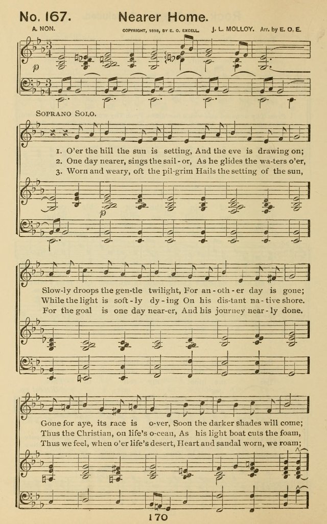 The Gospel Hymnal: for Sunday school and church work page 170