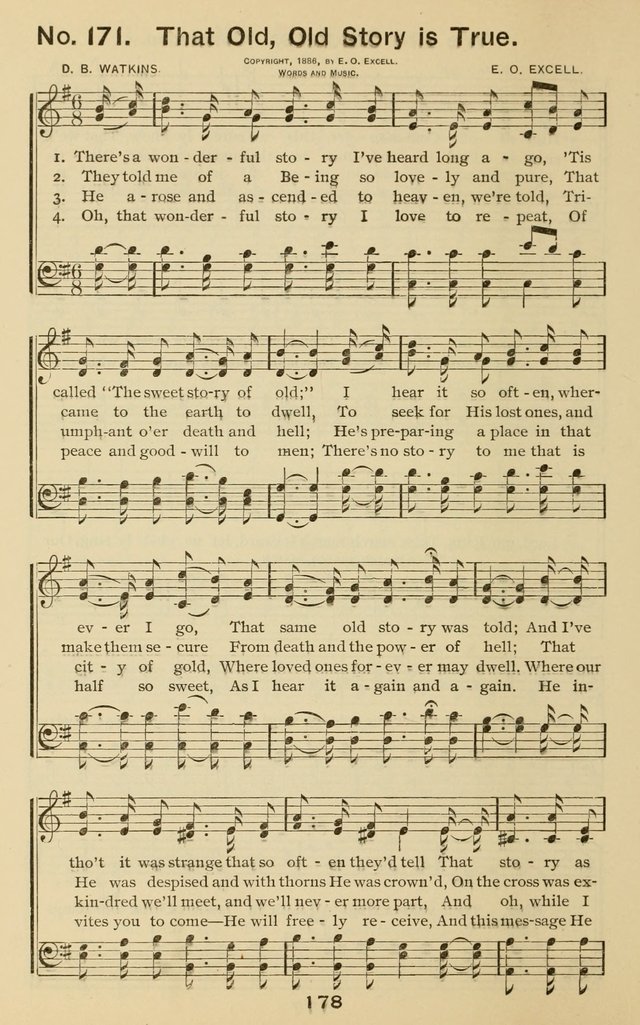 The Gospel Hymnal: for Sunday school and church work page 178