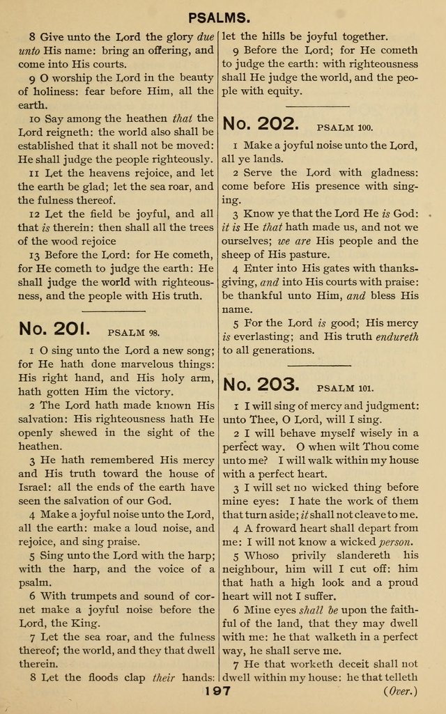 The Gospel Hymnal: for Sunday school and church work page 197