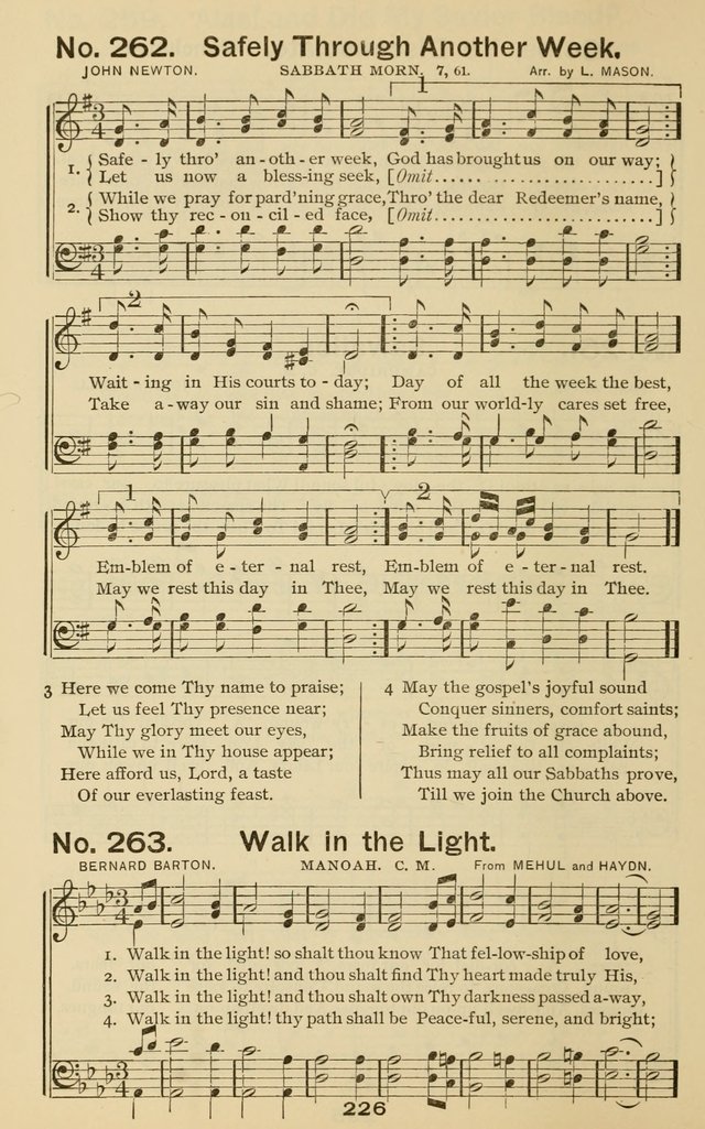 The Gospel Hymnal: for Sunday school and church work page 226
