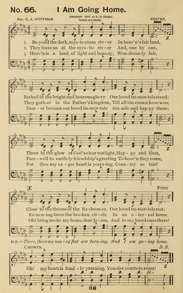 The Gospel Hymnal: for Sunday school and church work page 68