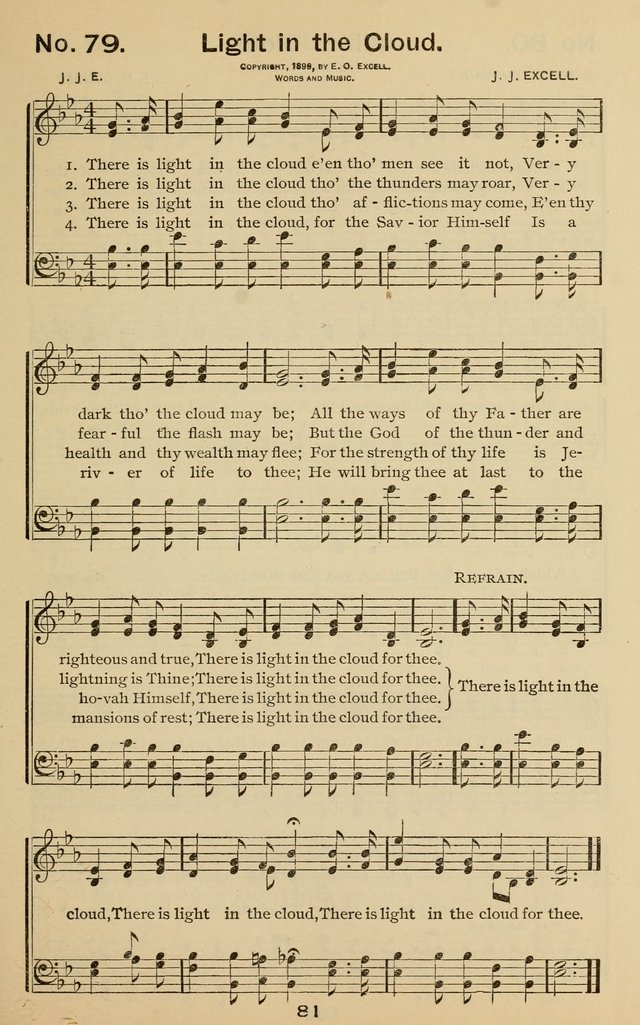 The Gospel Hymnal: for Sunday school and church work page 81