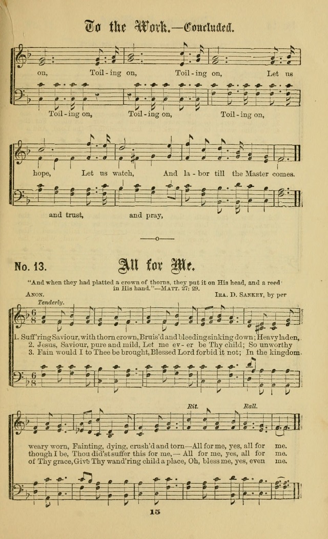 Gospel Hymns No. 2: as used by them in gospel meetings page 15