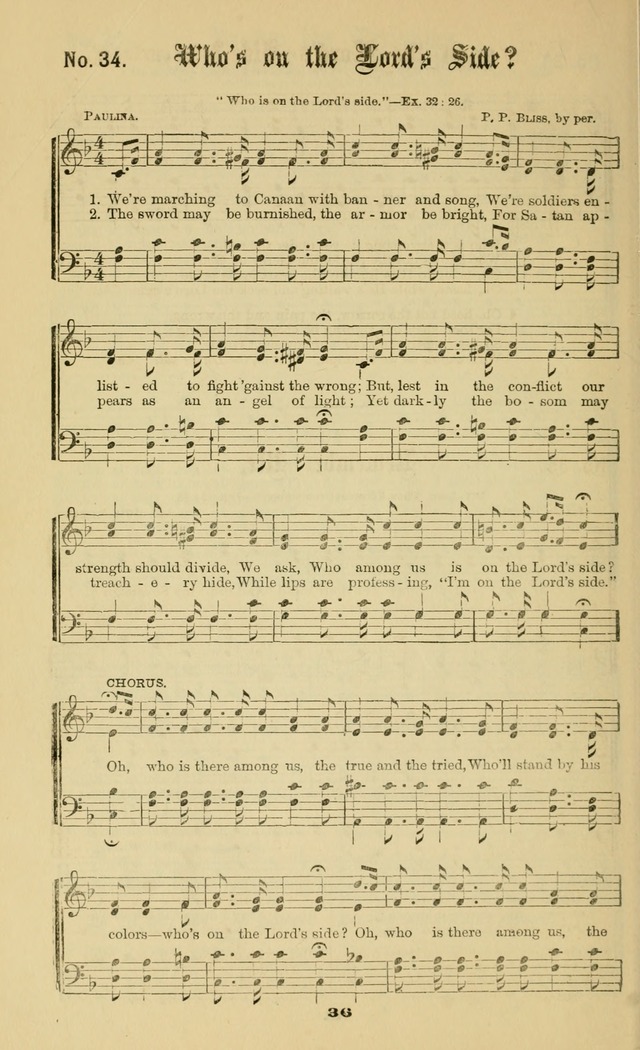 Gospel Hymns No. 2: as used by them in gospel meetings page 36