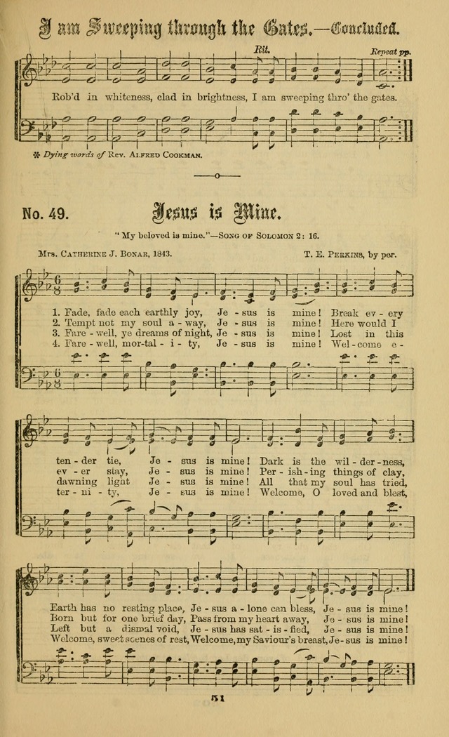 Gospel Hymns No. 2: as used by them in gospel meetings page 51