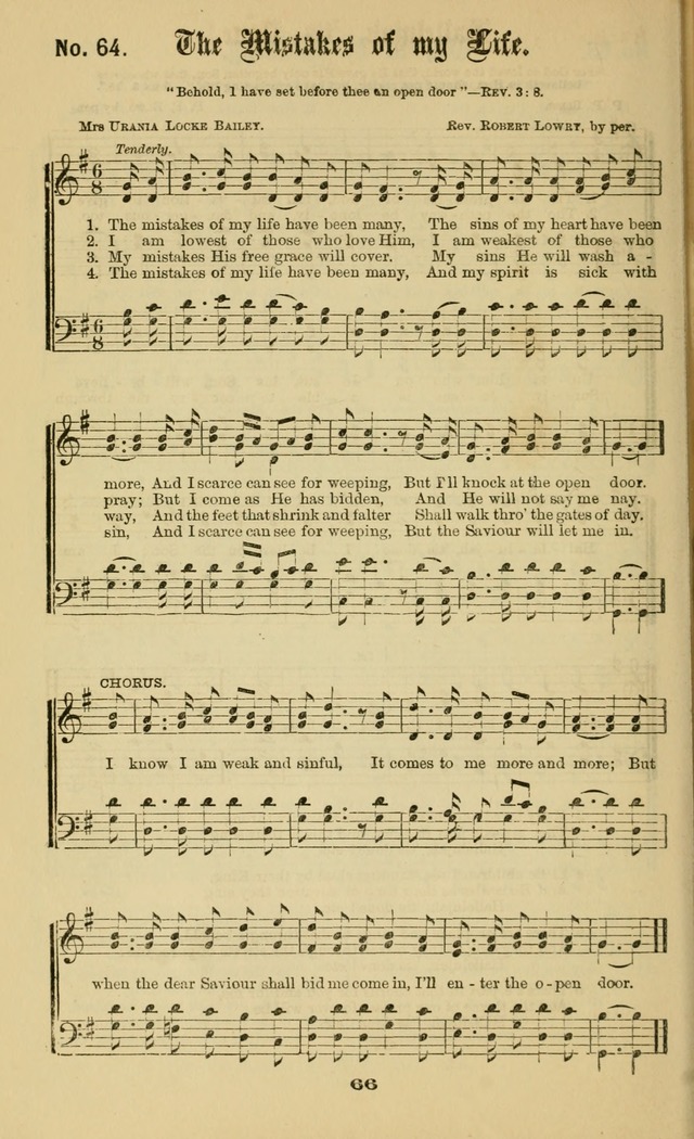 Gospel Hymns No. 2: as used by them in gospel meetings page 66