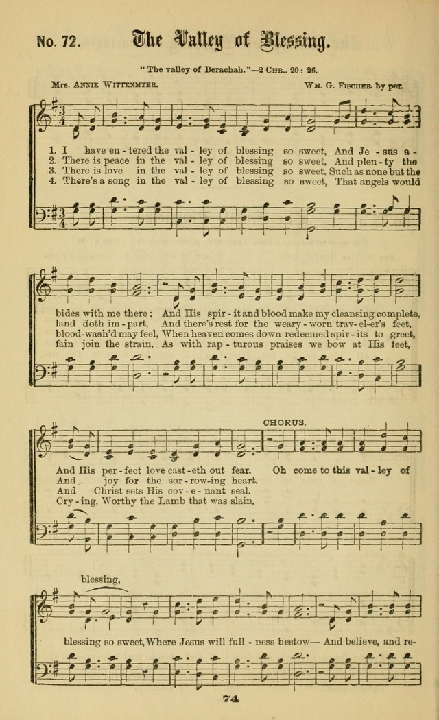 Gospel Hymns No. 2: as used by them in gospel meetings page 74