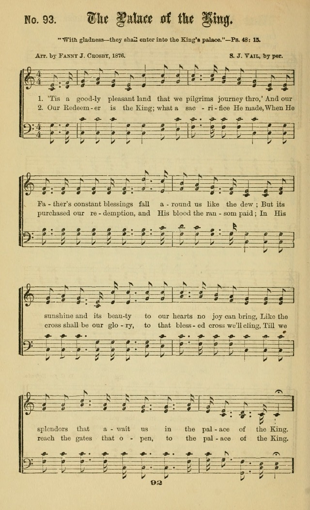 Gospel Hymns No. 2: as used by them in gospel meetings page 92