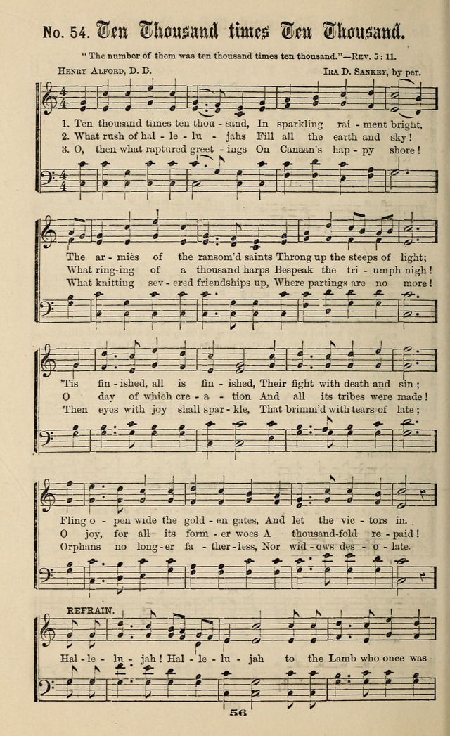 Gospel Hymns No. 3 54. Ten thousand times ten thousand | Hymnary.org
