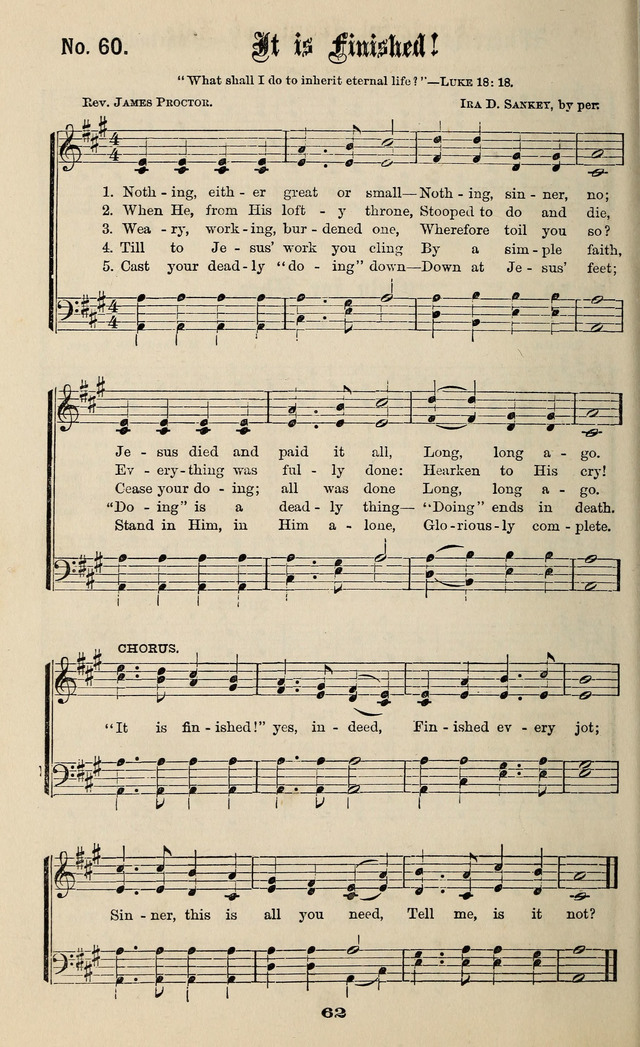 Gospel Hymns No. 3 page 60