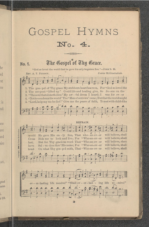 Gospel Hymns No. 4 page 3