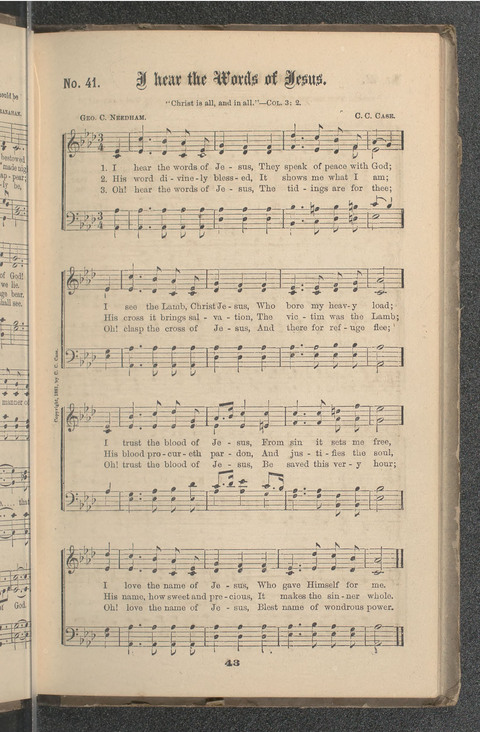 Gospel Hymns No. 4 page 43