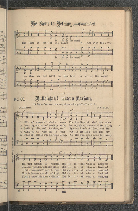 Gospel Hymns No. 4 page 65