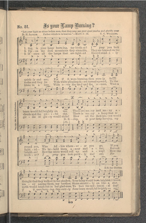 Gospel Hymns No. 4 page 83