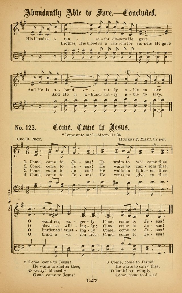 Gospel Hymns No. 5 page 126