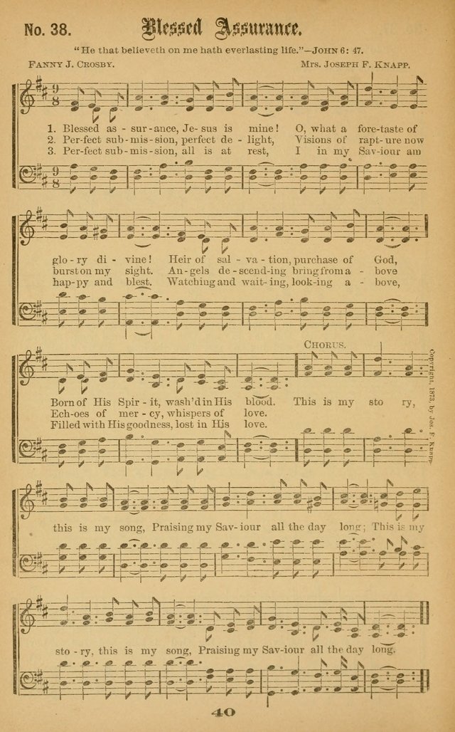 Gospel Hymns No. 5 page 39