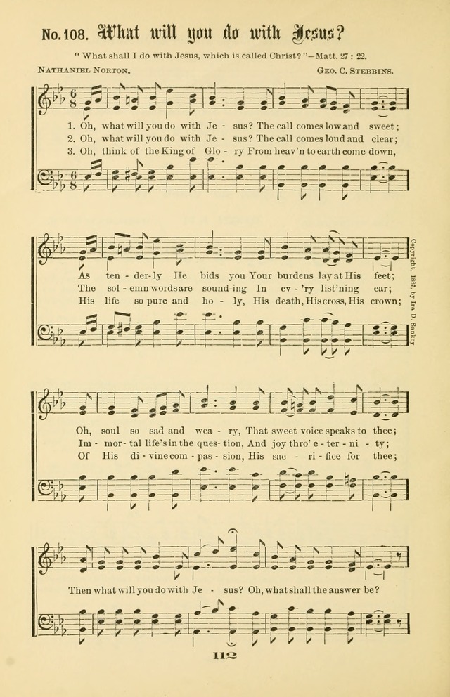 Gospel Hymns Nos. 5 and 6 Combined: for use in gospel meetings and other religious services page 119