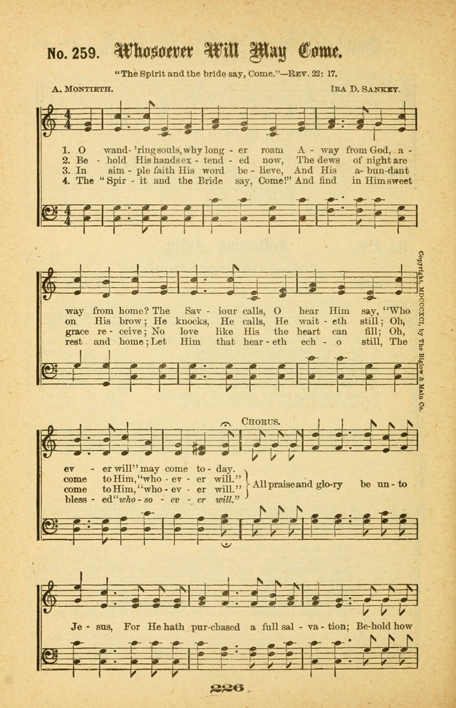 Gospel Hymns Nos. 5 and 6 Combined: for use in gospel meetings and other religious services page 233