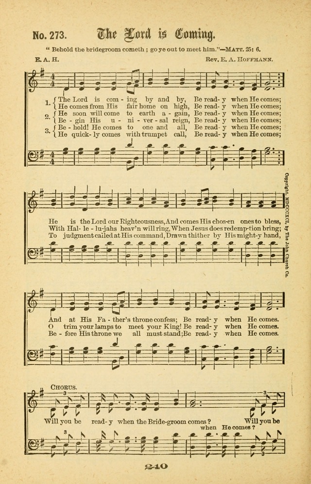 Gospel Hymns Nos. 5 and 6 Combined: for use in gospel meetings and other religious services page 247