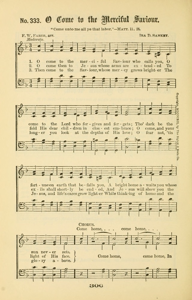 Gospel Hymns Nos. 5 and 6 Combined: for use in gospel meetings and other religious services page 307