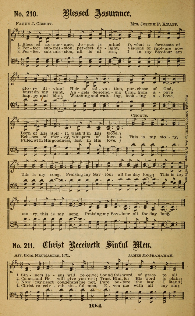 Gospel Hymns No. 6 page 190