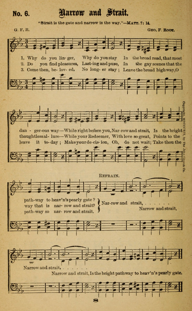 Gospel Hymns No. 6 page 6