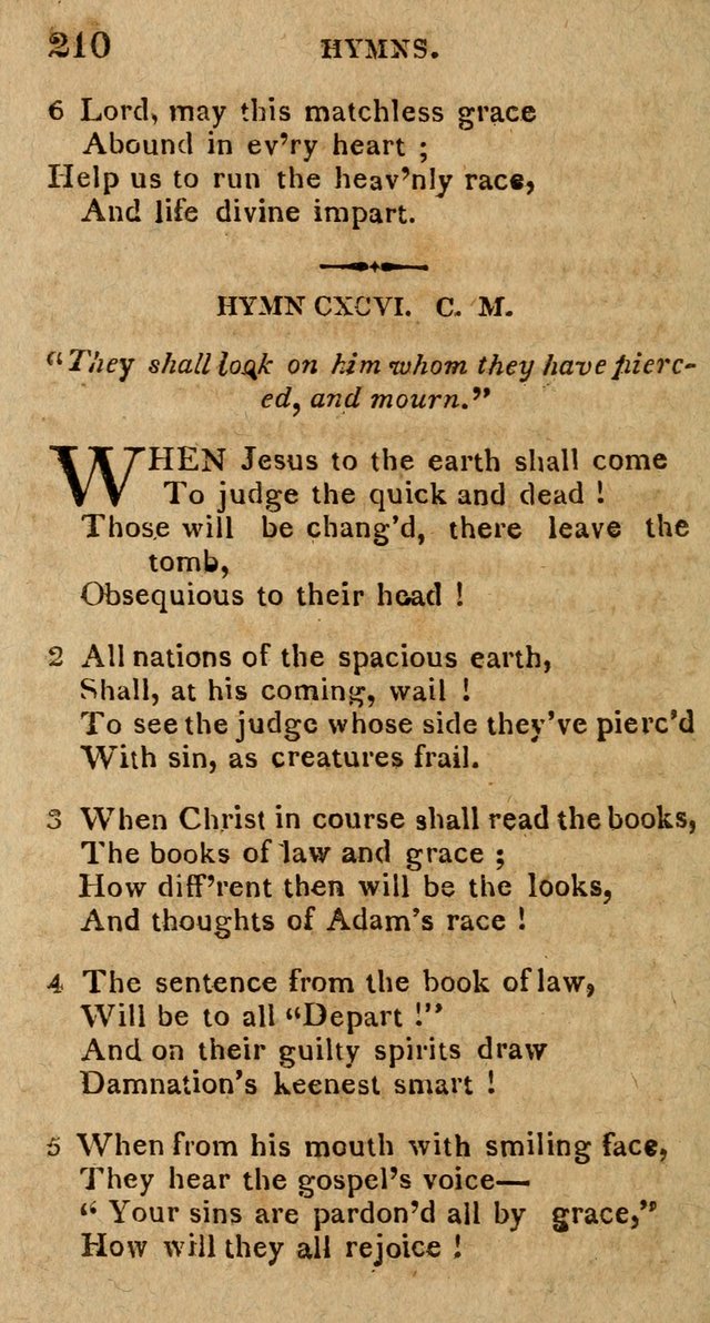 The Gospel Hymn Book: being a selection of hymns, composed by different authors designed for the use of the church universal and adapted to public and private devotion page 214