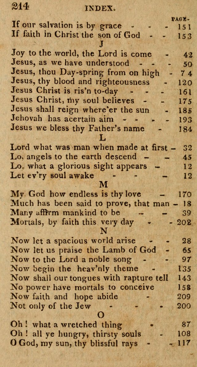 The Gospel Hymn Book: being a selection of hymns, composed by different authors designed for the use of the church universal and adapted to public and private devotion page 218