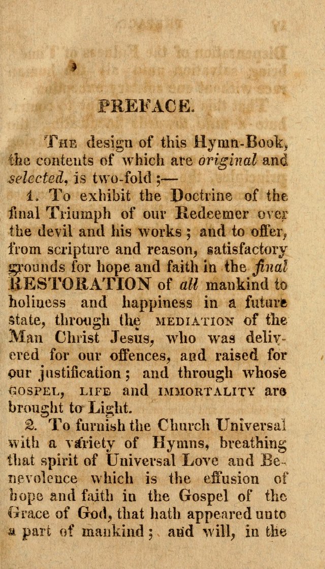 The Gospel Hymn Book: being a selection of hymns, composed by different authors designed for the use of the church universal and adapted to public and private devotion page 3