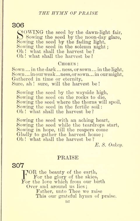 The Golden Hymn Book page 247