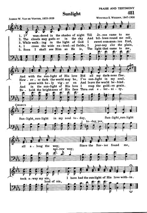 Great Hymns of the Faith page 419