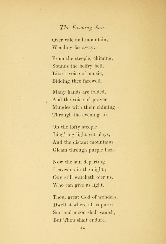 Golden harp: hymns, rhymes, and songs for the young page 29