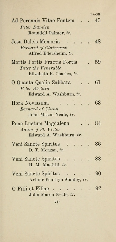 Great Hymns of the Middle Ages page xii