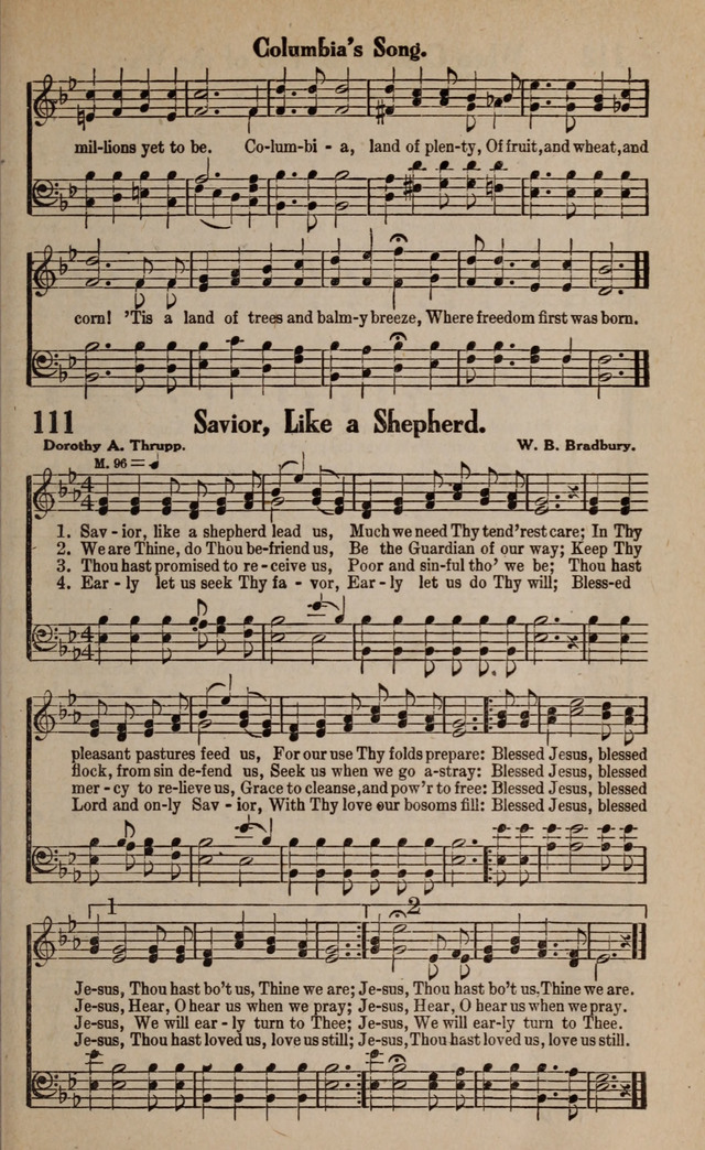 Gospel Hymns and Songs: for the Church, Sunday School and Evangelistic Services page 111