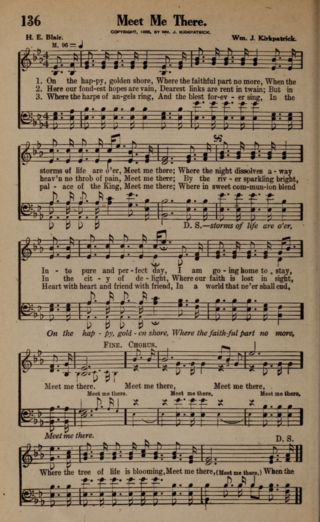 Gospel Hymns and Songs: for the Church, Sunday School and Evangelistic Services page 136