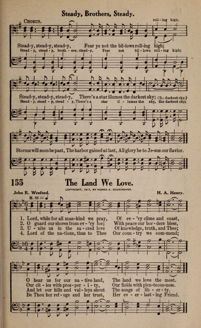 Gospel Hymns and Songs: for the Church, Sunday School and Evangelistic Services page 155