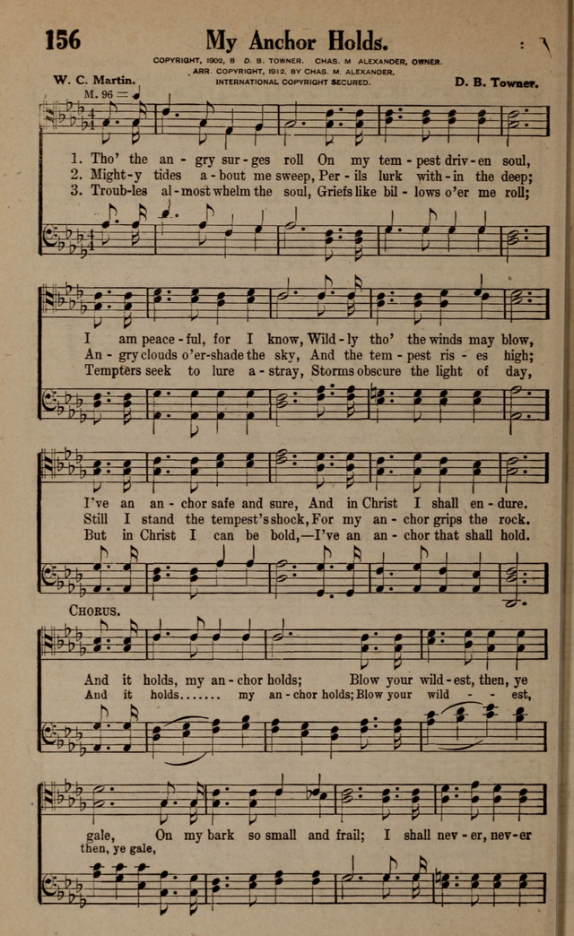 Gospel Hymns and Songs: for the Church, Sunday School and Evangelistic Services page 156