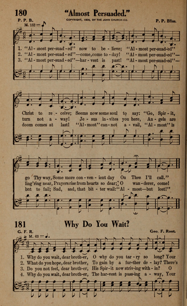 Gospel Hymns and Songs: for the Church, Sunday School and Evangelistic Services page 188