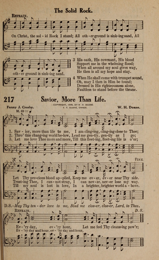 Gospel Hymns and Songs: for the Church, Sunday School and Evangelistic Services page 217