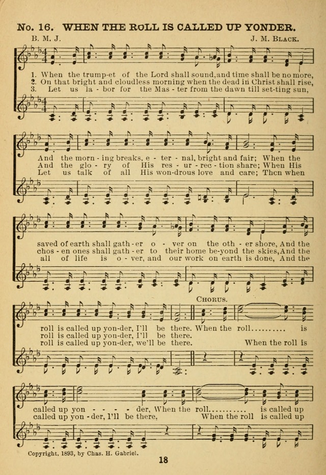 Gospel Hymn Selections for female voices: for use in young people