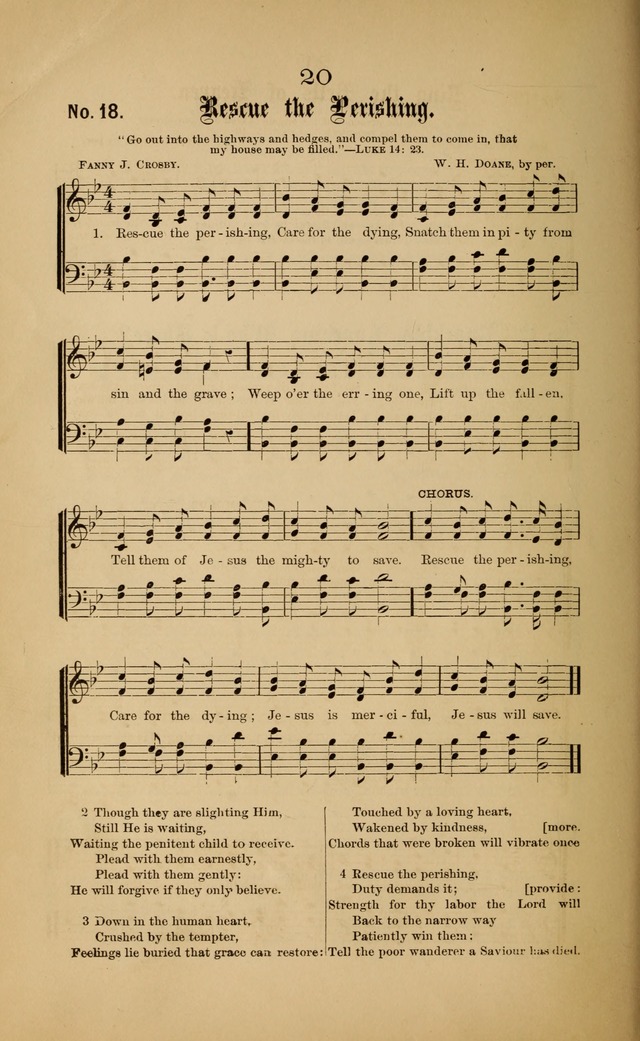 Gospel Hymns and Sacred Songs: as used by them in gospel meetings page 20