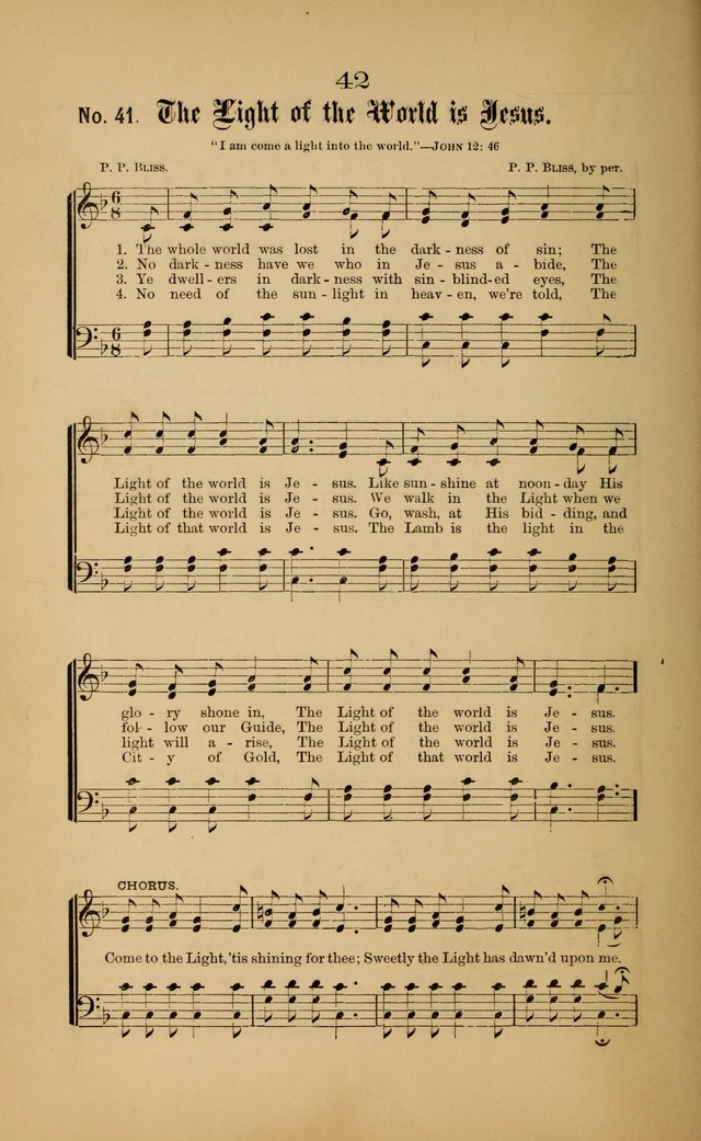Gospel Hymns and Sacred Songs: as used by them in gospel meetings page 42