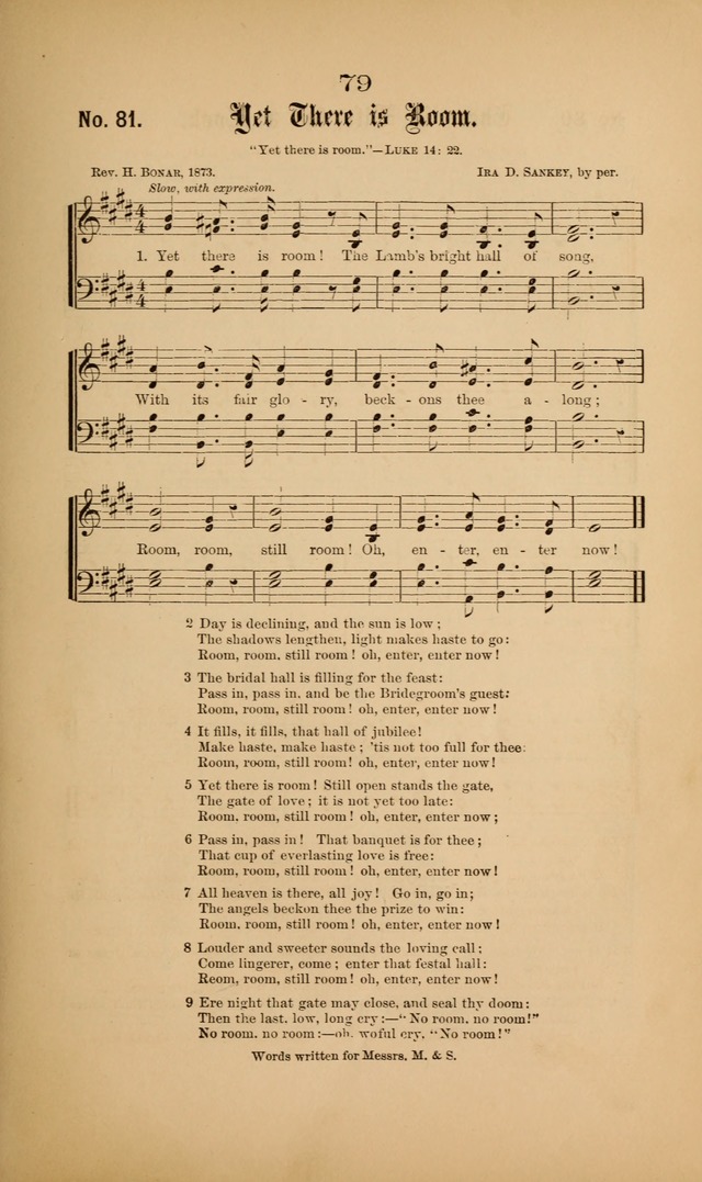 Gospel Hymns and Sacred Songs: as used by them in gospel meetings page 79