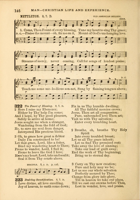 Gospel Hymn and Tune Book: a choice collection of Hymns and Music, old and new, for use in Prayer Meetings, Family Circles, and Church Service page 144