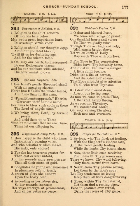 Gospel Hymn and Tune Book: a choice collection of Hymns and Music, old and new, for use in Prayer Meetings, Family Circles, and Church Service page 175