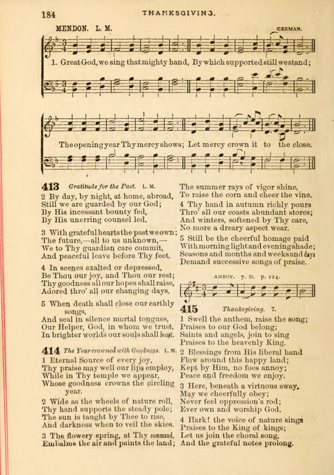 Gospel Hymn and Tune Book: a choice collection of Hymns and Music, old and new, for use in Prayer Meetings, Family Circles, and Church Service page 182